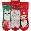 Darré dámské ponožky termo Vánoční zvířátka C
