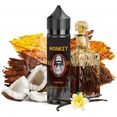 Monkey liquid Kapitán Shake & Vape 12 ml – Zboží Mobilmania