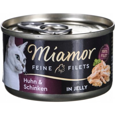 Miamor Feine Filets kuře & šunka 100 g – Zboží Mobilmania