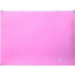 Concorde Spisové desky na zip CONCORDE - A4 / pastelová růžová 490294 – Zboží Živě