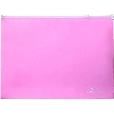 Concorde Spisové desky na zip CONCORDE - A4 / pastelová růžová 490294 – Zboží Živě