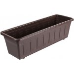 PLASTKON Truhlík Garden 60 cm hnědý – Zboží Dáma