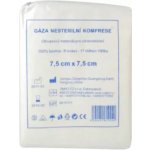 Gáza kompresní nesterilní 7,5 x 7,5 cm/100 ks 8vrstev – Zboží Dáma