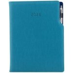 GEP A4 denní 2026 tyrkysová/modrý vnitřek – Zboží Dáma