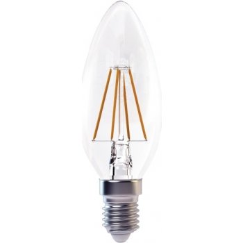 Emos LED žárovka CANDLE 4W/37W E14 WW Teplá bílá 420 lm Filament A+