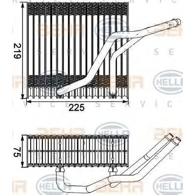 BEHR HELLA SERVICE Výparník klimatizace BHS 8FV 351 210-541 – Zbozi.Blesk.cz