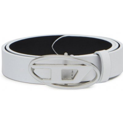 Diesel opasek OVAL D LOGO B-1DR 25 BELT WHITE – Zboží Dáma
