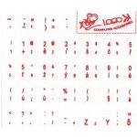 Přelepky na klávesnici PremiumCord CZ červené Přelepky na klávesnici, CZ, červené - vhodné pro NTB pkczr – Sleviste.cz