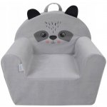 Albero Mio Dětské křeslo velvet odstíny šedé – Zboží Dáma