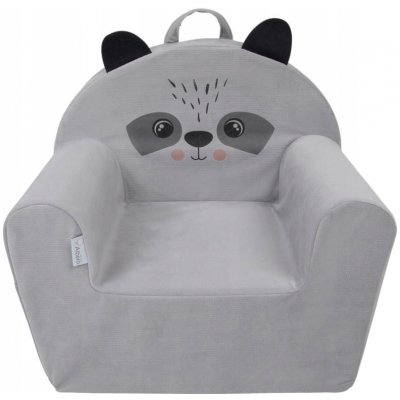 Albero Mio Dětské křeslo velvet odstíny šedé – Zboží Dáma