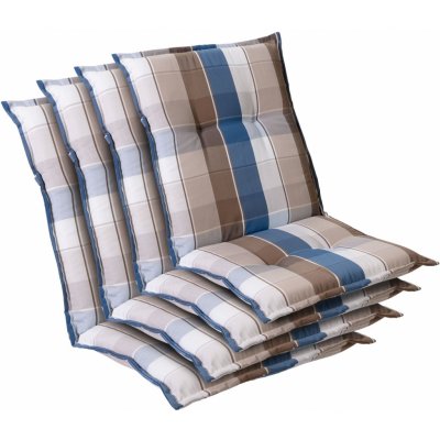 Blumfeldt Prato, čalouněná podložka, podložka na židli, podložka na nižší polohovací křeslo, na zahradní židli, polyester, 50 x 100 x 8 cm (CPT10_10271976-4_)
