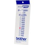 Štítky pro razítka BROTHER ID2260, 22x60mm, 12ks, s průhlednou krytkou (ID2260) – Hledejceny.cz