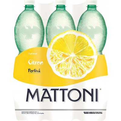 Mattoni citron perlivá 6 x 1,5 l – Hledejceny.cz