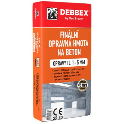 Den Braven Opravná hmota na beton FINAL 5 kg – Sleviste.cz