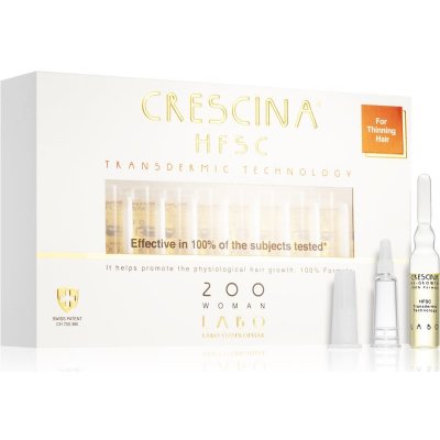 Crescina Transdermic 200 Re-Growth péče pro podporu růstu vlasů 20 x 3,5 ml – Zbozi.Blesk.cz