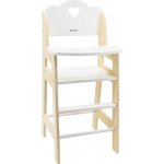 VIGA PolarB Jídelní židlička Bílá Dřevěná – Zboží Dáma