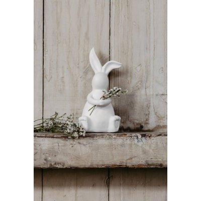 Velikonoční dekorace zajíček Elias White 19 cm Storefactory Scandinavia – Hledejceny.cz