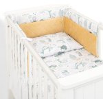 Mamo Tato Mantinel s povlečením 3D sada Minky Oceán zelená/písková/bílá 120 x 90 – Zboží Dáma