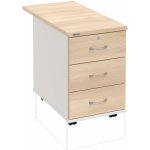 Hobis K 33 Z N 80 3 zásuvky napříč 80 cm akát bílá – Hledejceny.cz