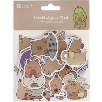 DP Craft Vinylové samolepky Kapybara 50ks – Zboží Dáma