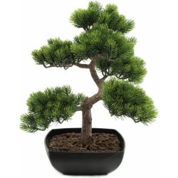 Umělý bonsai borovice v květináči, 50 cm