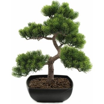 Umělý bonsai borovice v květináči, 50 cm