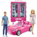 Barbie MATTEL Barbie šatník + kabriolet, a Ken