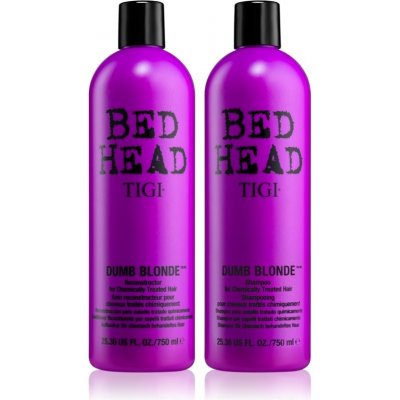 Tigi Bed Head šampon pro chemicky ošetřené vlasy 750 ml + kondicionér pro chemicky ošetřené vlasy 750 ml dárková sada