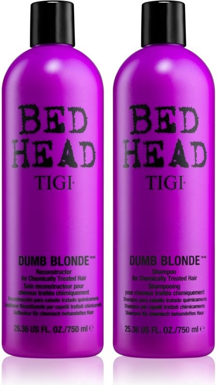 Tigi Bed Head šampon pro chemicky ošetřené vlasy 750 ml + kondicionér pro chemicky ošetřené vlasy 750 ml dárková sada