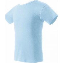 Nath bavlněné tričko K1 z poločesané bavlny s bočními švy modrá nebeská NH140