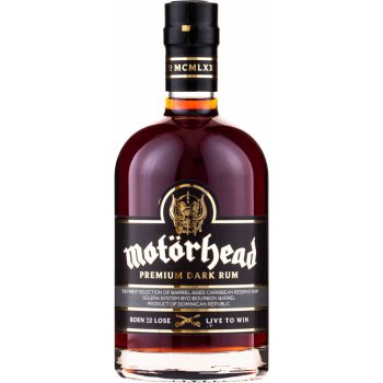 Motorhead Premium Dark Rum 0,7 l (holá láhev)