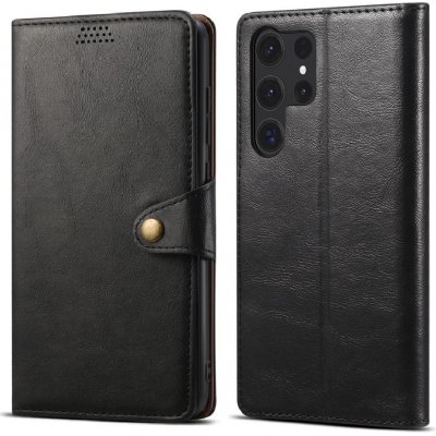 Lenuo Leather Samsung Galaxy S23 Ultra, černé – Zboží Mobilmania
