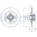 Brzdový kotouč DELPHI BG9025RS – Hledejceny.cz