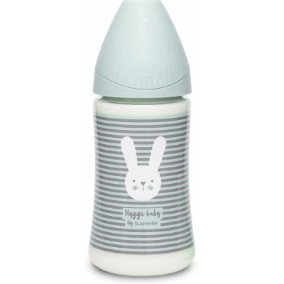 Suavinex láhev premium 3 pozice proužky zelená 270ml – Sleviste.cz