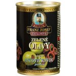 Kaiser Franz Josef Exclusive Zelené olivy plněné ančovičkovou pastou 300g – Zboží Dáma