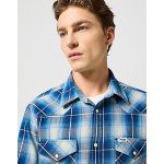 Wrangler pánská košile dlouhý rukáv Western shirt 112357251 Buffalo indigo – Zboží Dáma