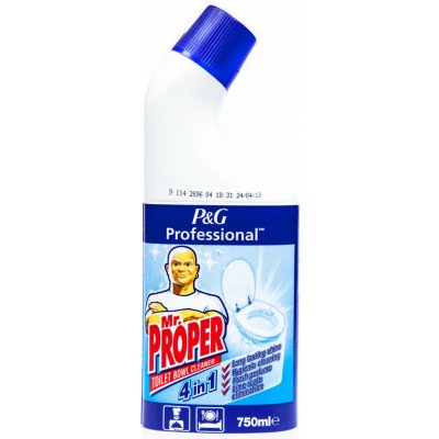 Mr. Proper 4v1 na čištění toaletní mísy 750 ml – Hledejceny.cz