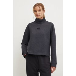 The North Face mikina Mock Neck Sweatshirt dámská šedá hladká NF0A89C1KS71