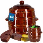 Kameninový sud 8l kámen na nakládání kysaného zelí – Zboží Dáma