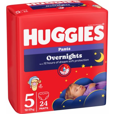 Huggies Overnights Pants 5 24 ks – Hledejceny.cz
