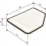 Vzduchový filtr BOSCH F 026 400 162 – Hledejceny.cz