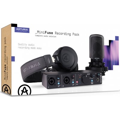 Arturia MiniFuse Recording Pack – Zboží Živě