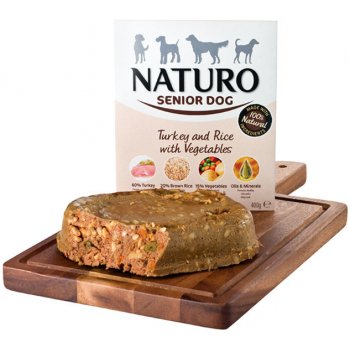 Naturo Senior Turkey & Rice with Vegetables 400 g