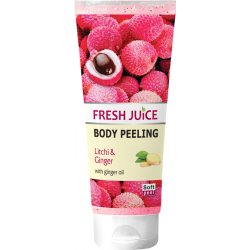 Fresh Juice Litchi & Ginger tělový peeling 200 ml