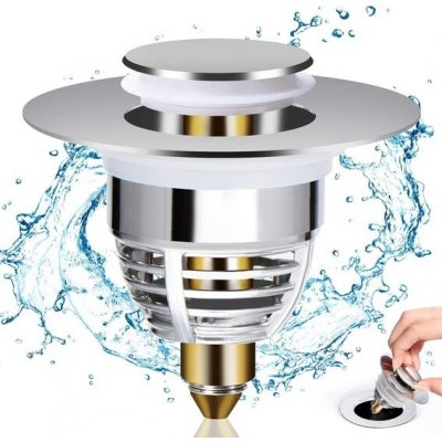 Diboniur Koupelnová umyvadlová zátka, Univerzální výsuvná bidetová zástrčkaï¼Kovová umyvadlová – Zboží Dáma