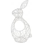 Bílý drátěný dekorační košík králík Bunny 16*12*33 cm – Hledejceny.cz