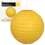 Lampion žlutý 25cm – Zbozi.Blesk.cz