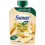 Sunar Bio kapsička Jablko banán mrkev 4m+ 100 g – Zboží Dáma