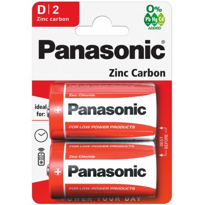 Panasonic Red Zinc D 2ks 00113698 – Zboží Mobilmania