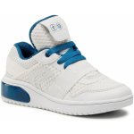 Geox dětské tenisky Xled Sneaker White/Petrol – Sleviste.cz